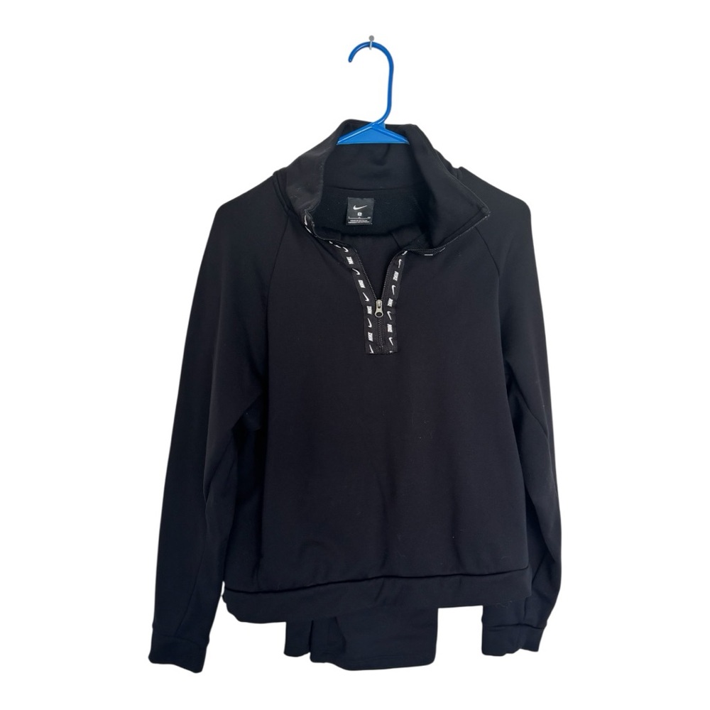 Nike Black Half-Zip Sweatshirt and pants